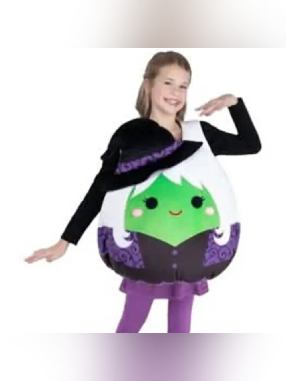 Squishmallow Mariposa The Witch Kids Costume O/S